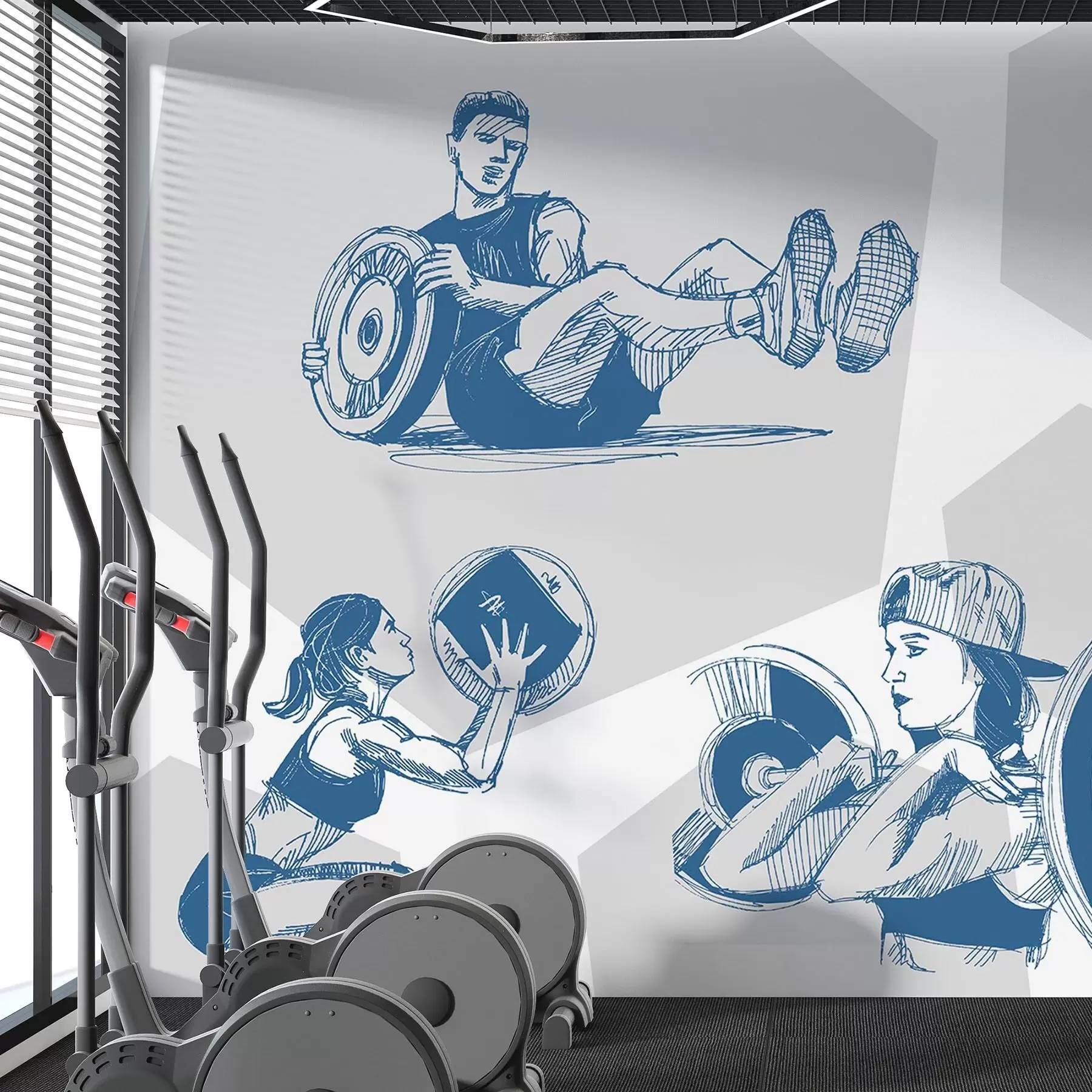 Fototapet Idrottare w04909