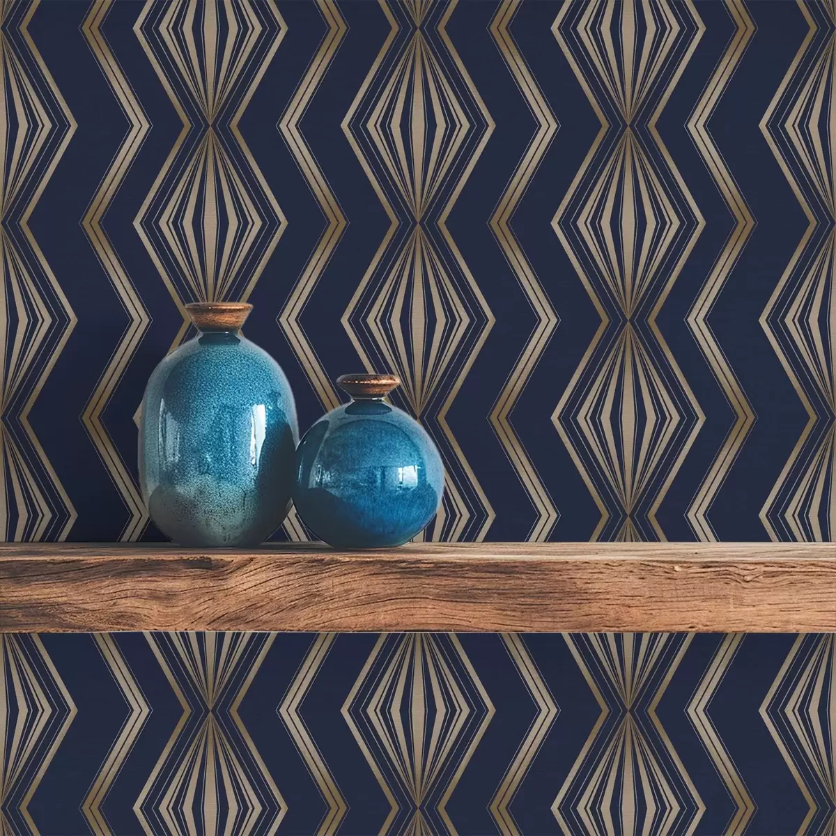 Bakgrund Mörkblå diamantmönster a00973