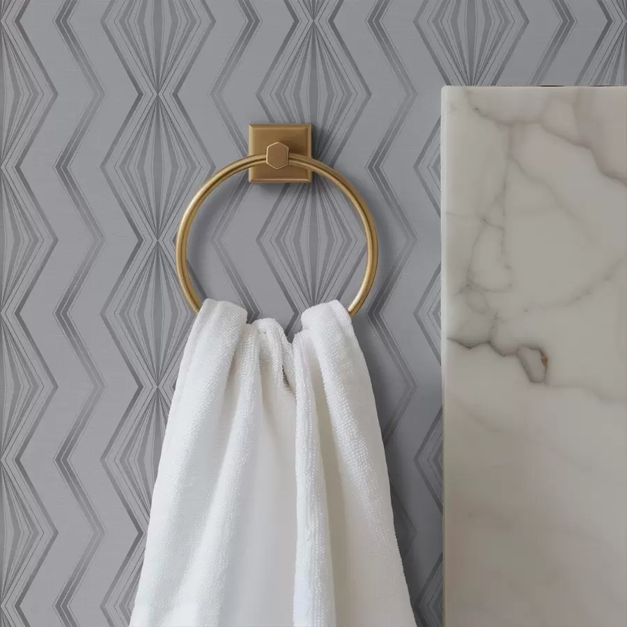 Fototapet Ljusgrått geometriskt mönster i rombmönster a00973v2