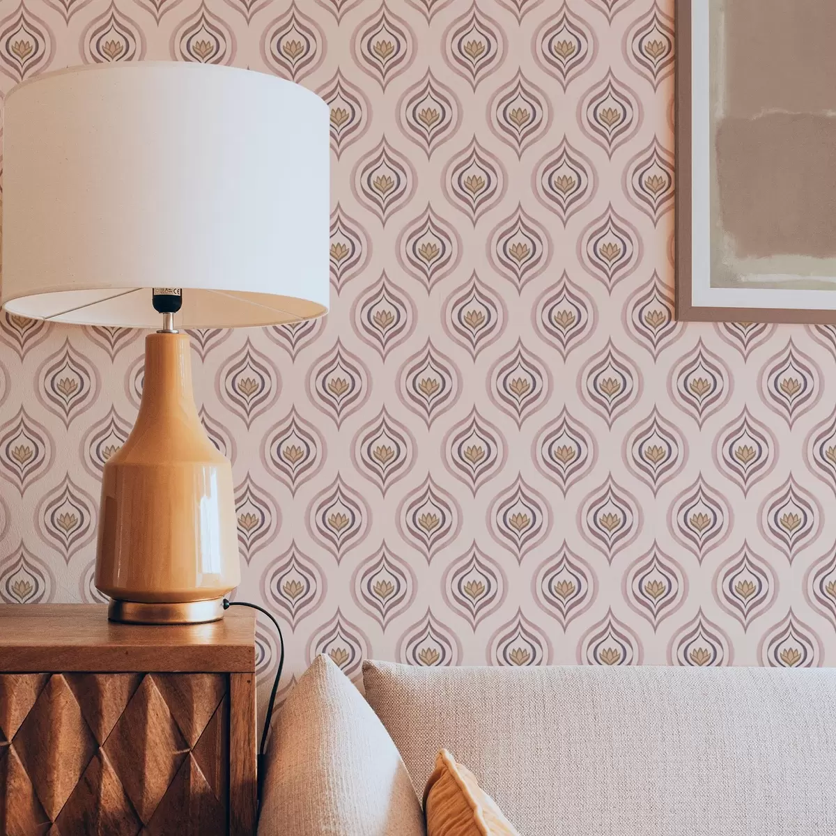 Bakgrund Rytmiskt droppmotiv med en blomma på en pudrig bakgrund a00977