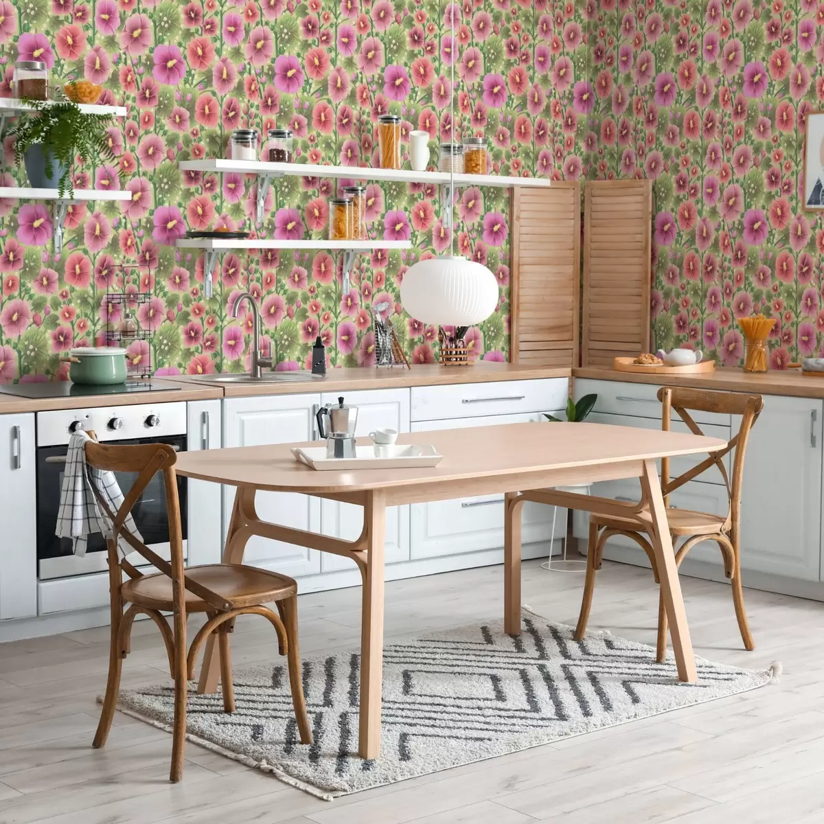 Bakgrund Stora hibiskusblommor och blad på mörkgrön bakgrund a00993