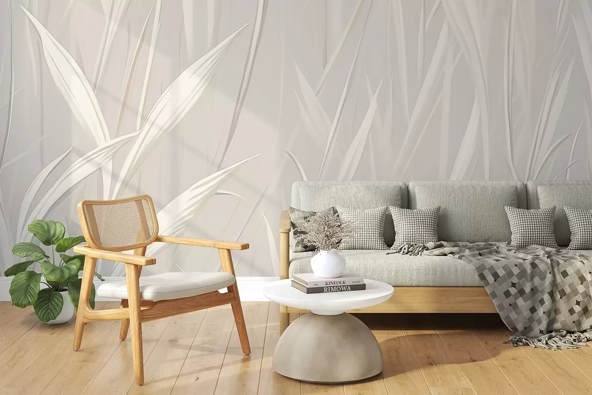 Fototapet Abstrakt gräs w04915