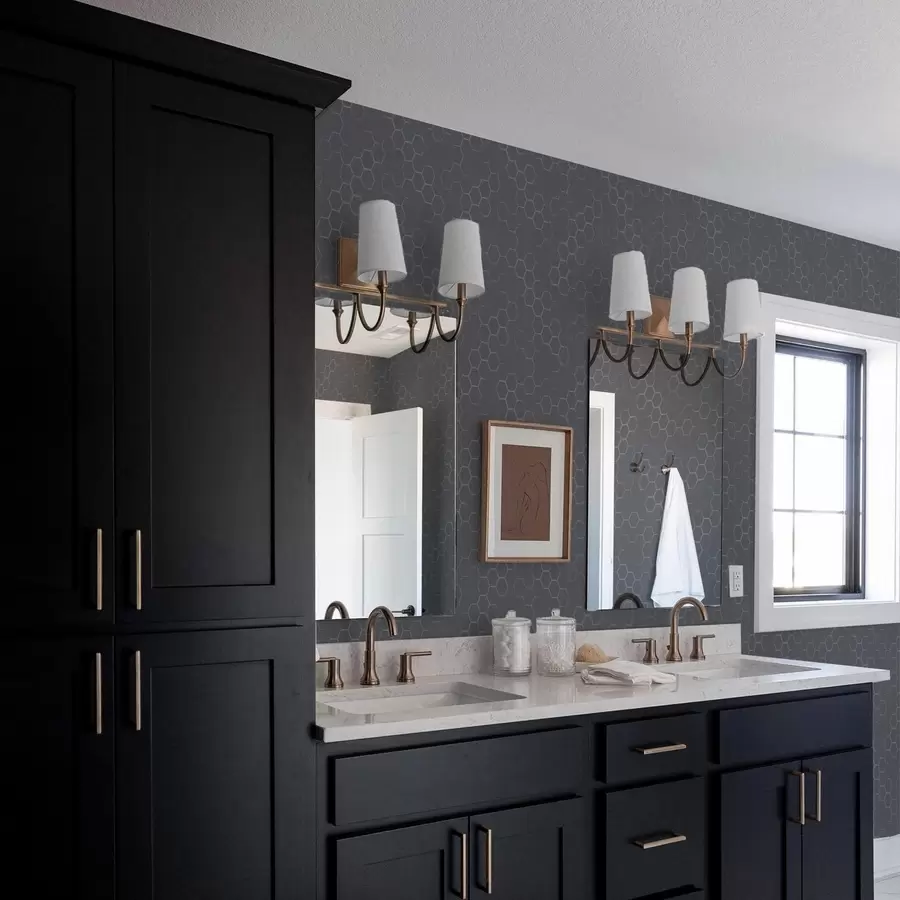 Fototapet Mörkt grafitmönster med djup a01061v1