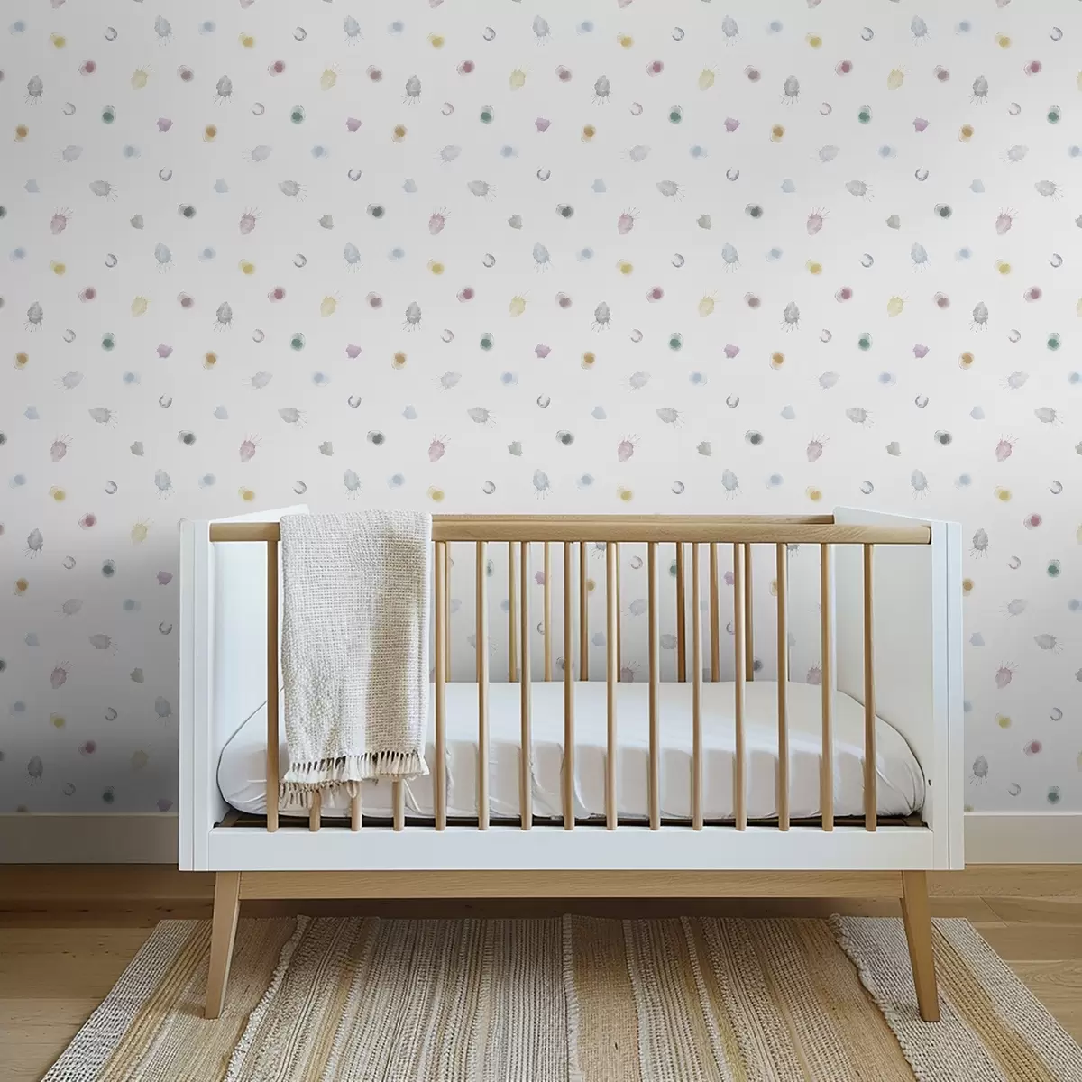 Bakgrund Stora färgglada akvarellfläckar på vitt papper a01062