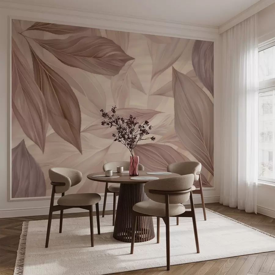 Fototapet Abstrakt delikata blad w04969v1