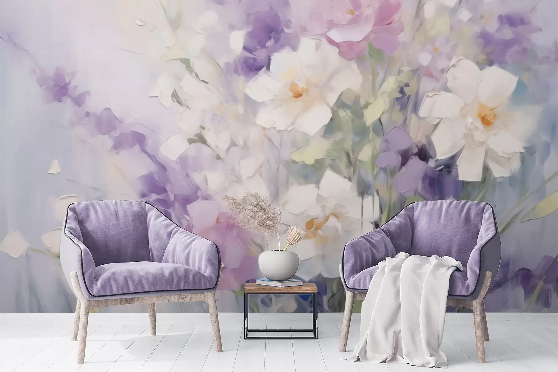 Fototapet Abstrakt blombukett w09597