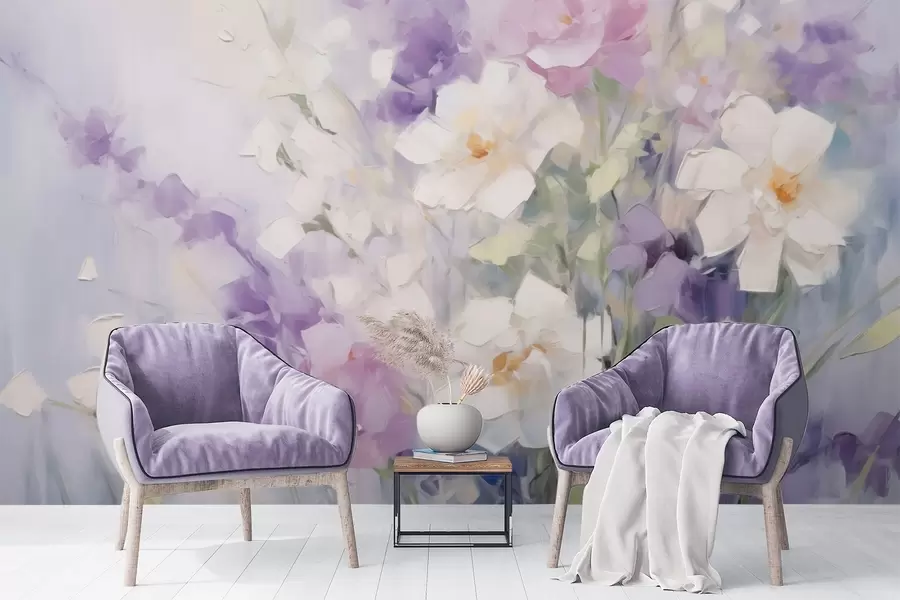 Fototapet Abstrakt blombukett w09597