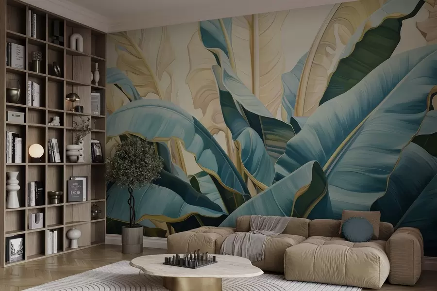 Fototapet Stora bananblad w05005