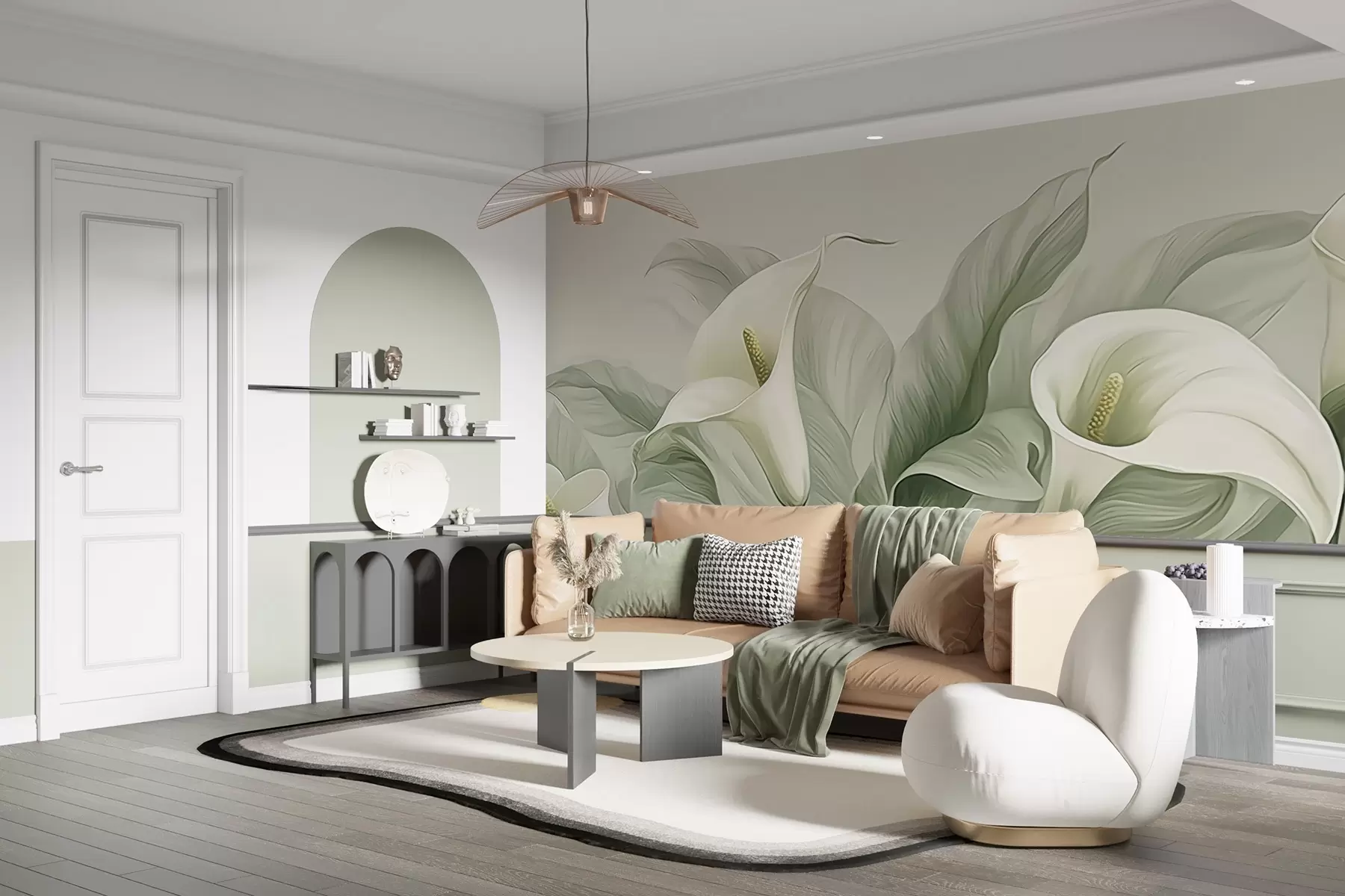 Fototapet Exotiska blommor w05028