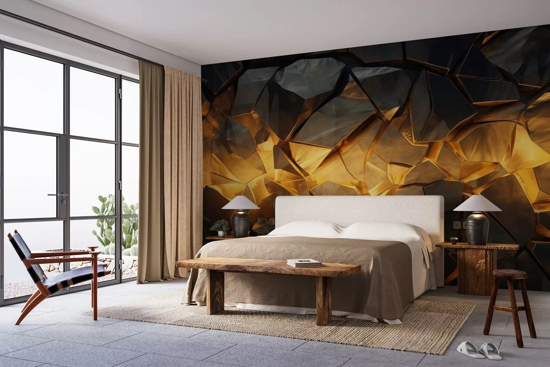 Fototapet Akvarellstenimitation w05045