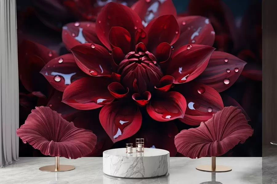 Fototapet Saftig krysantemum w05057