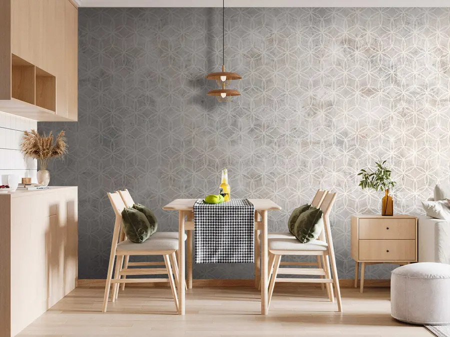 Fototapet Mosaik från cement och betong u71923