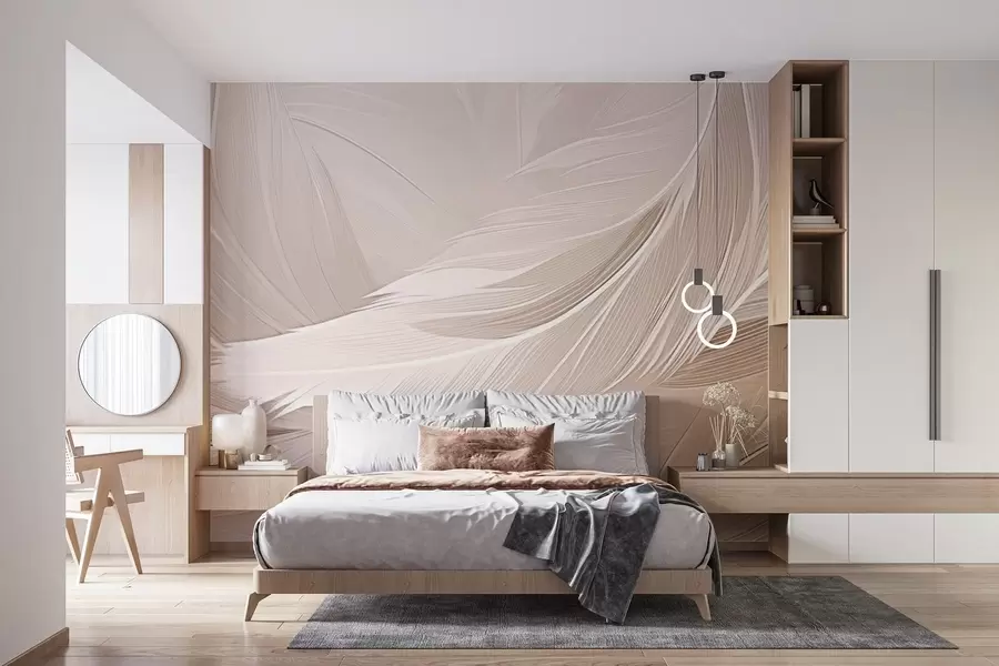 Fototapet Fjädrar w05104