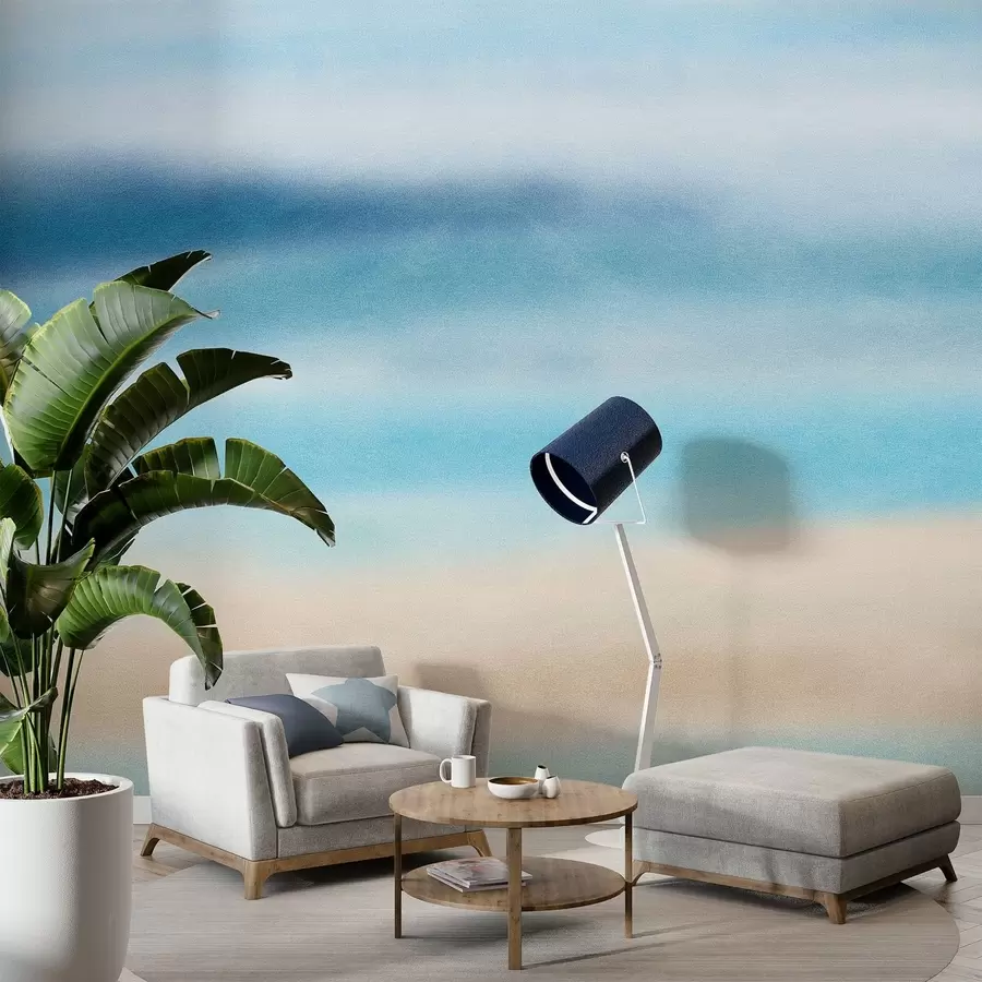 Fototapet strukturerad målning i akvarellstil w05066