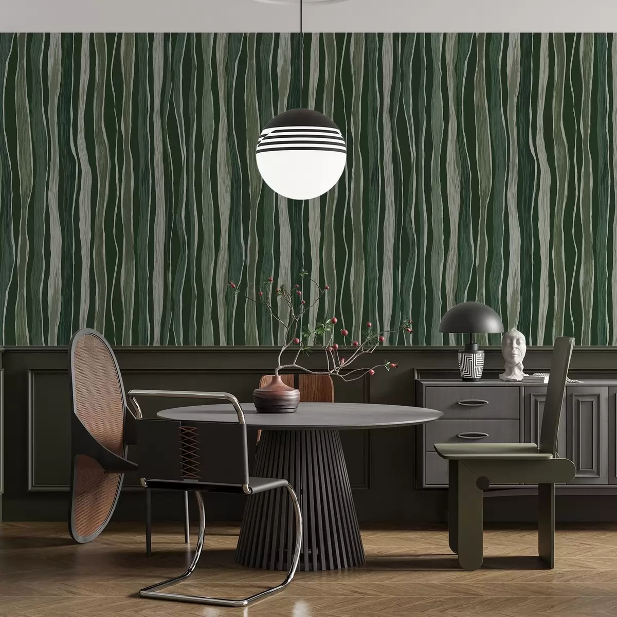 Bakgrund Vågiga ränder a01150v2