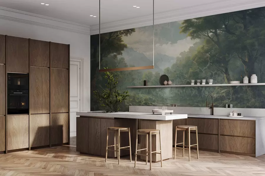 Fototapet Skogens tystnad w05171