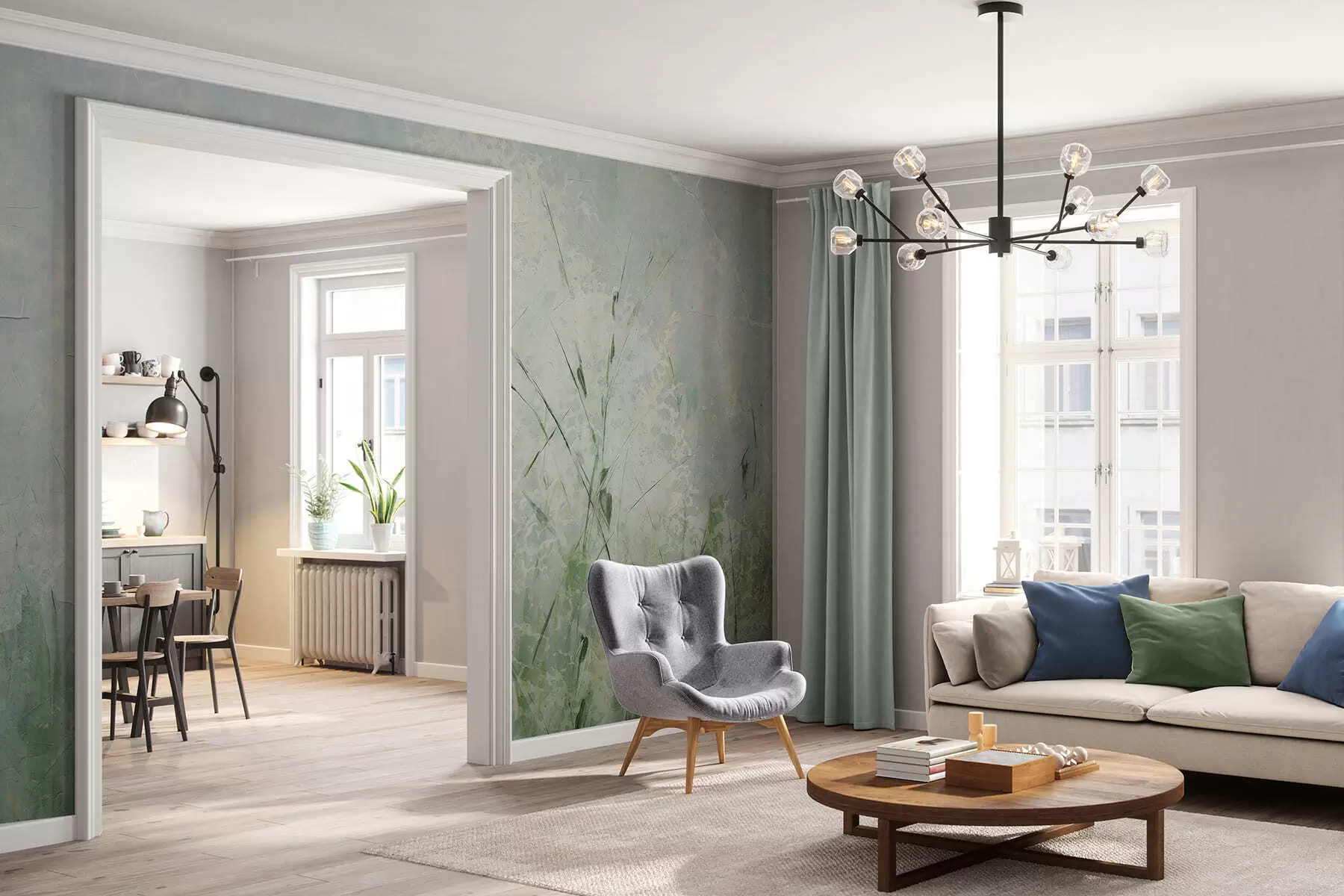 Fototapet Gräsets lätthet w05176