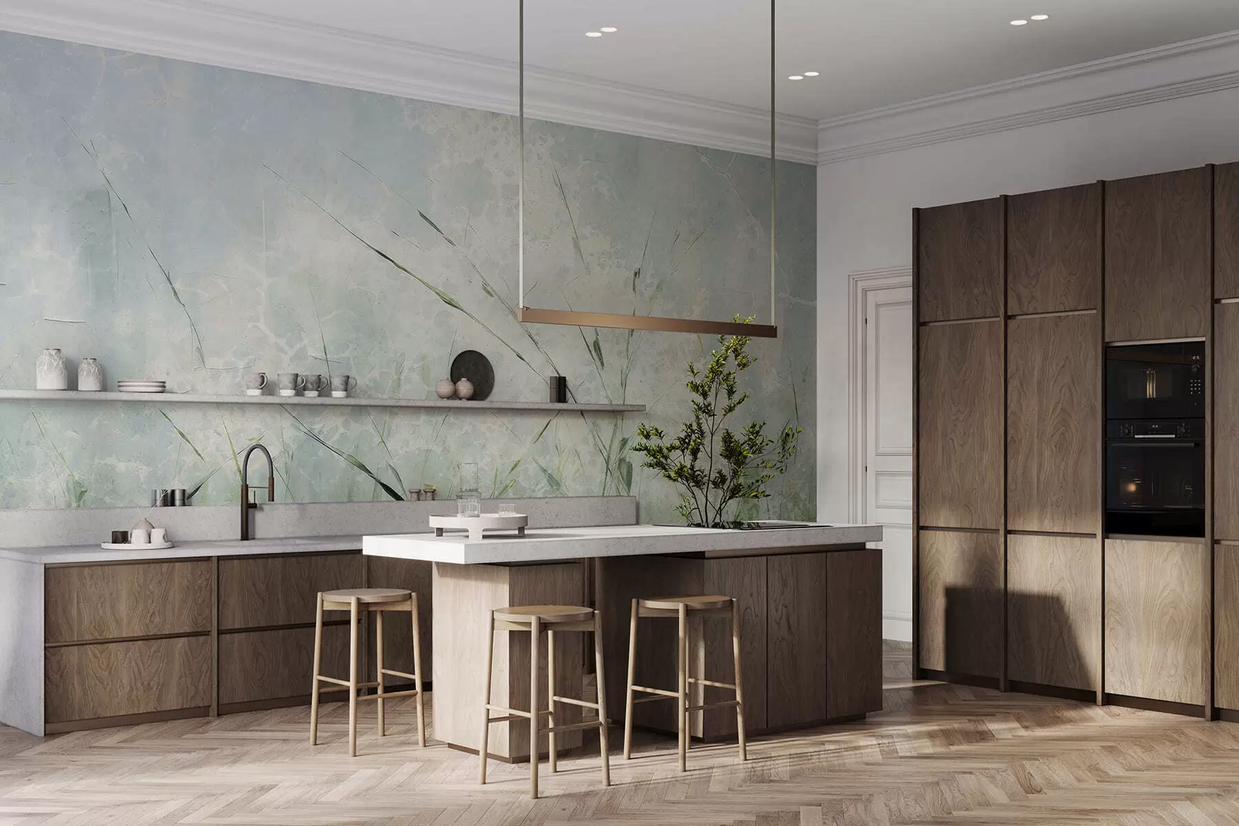 Fototapet Gräsets lätthet w05176