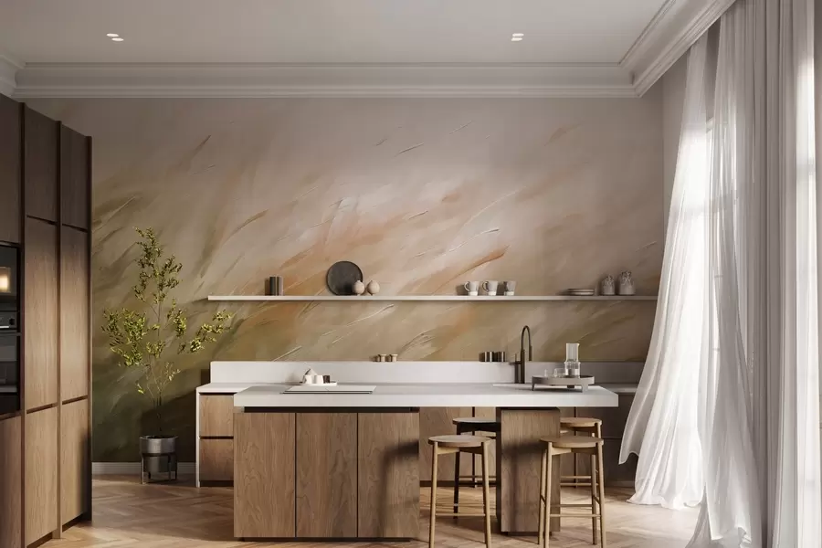 Fototapet Gräsets andedräkt w05183v1