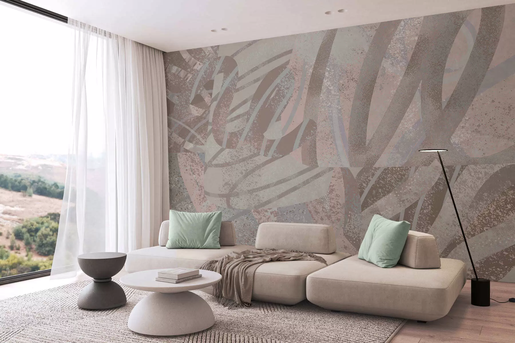 Fototapet samtida abstrakt konst w05068