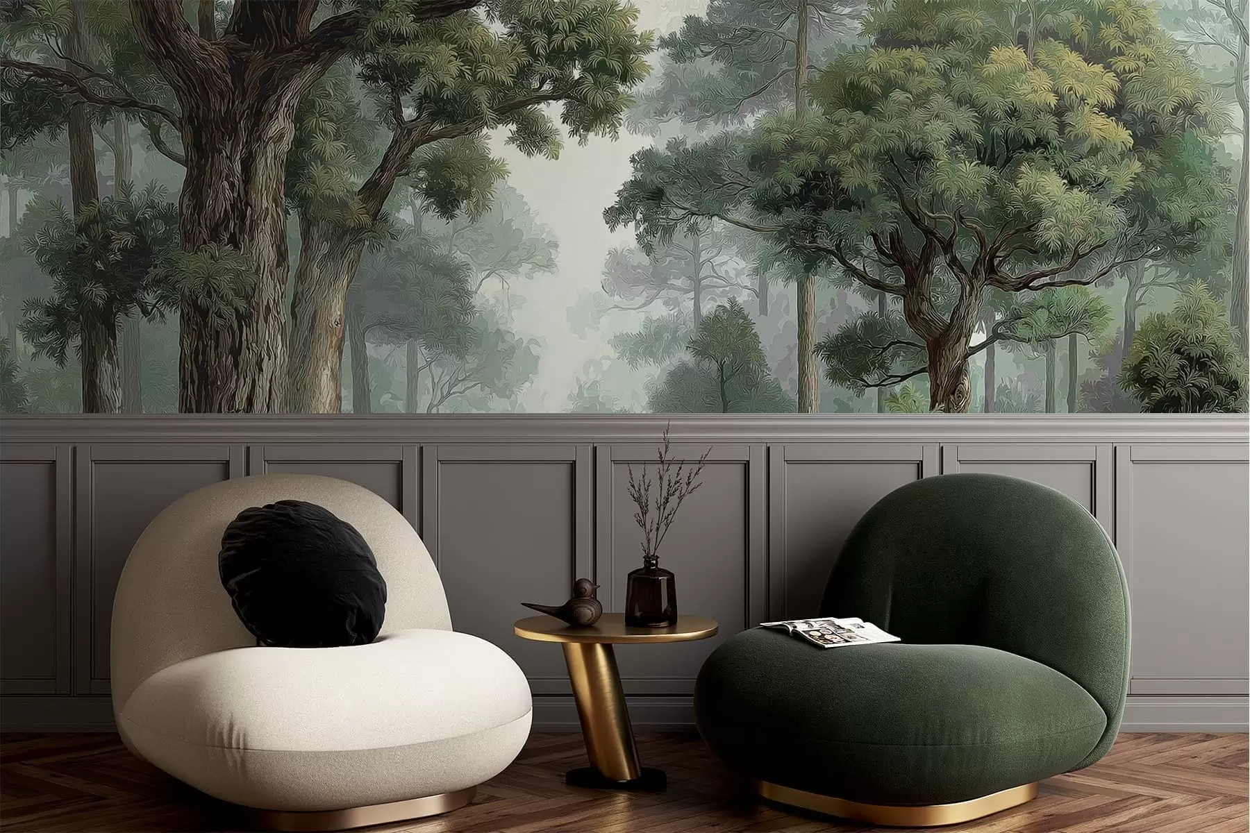 Fototapet Lövskog w05196