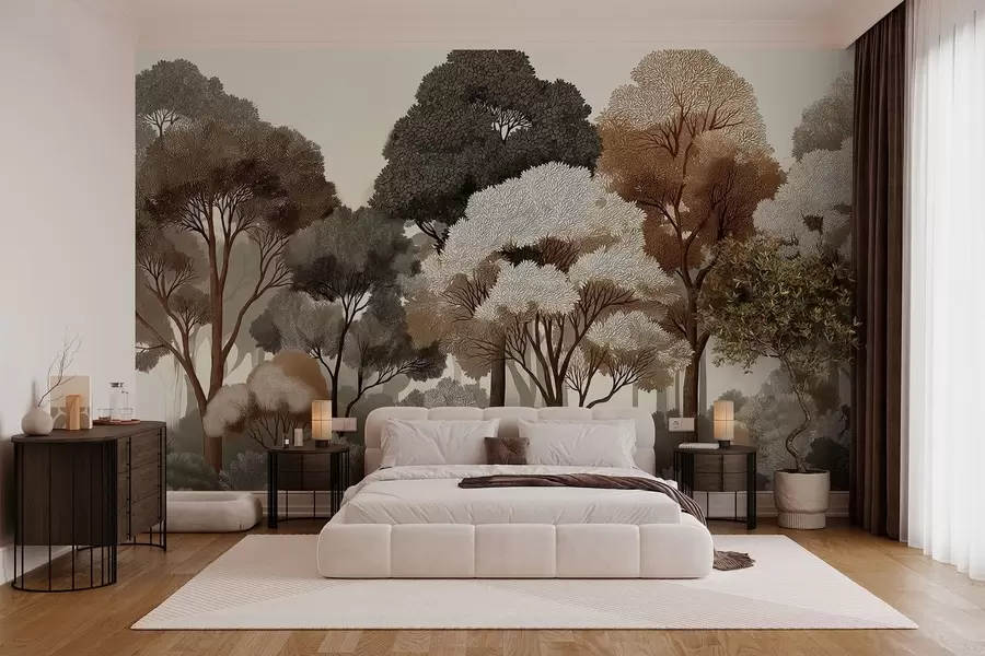 Fototapet Lövskog w05198v1