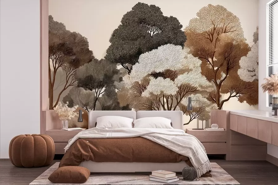 Fototapet Lövskog w05198v1