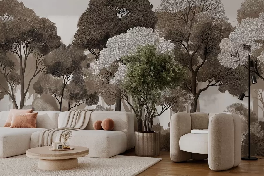 Fototapet Lövskog w05198v3