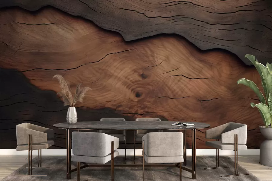 Fototapet Imitation av trädbark w09705