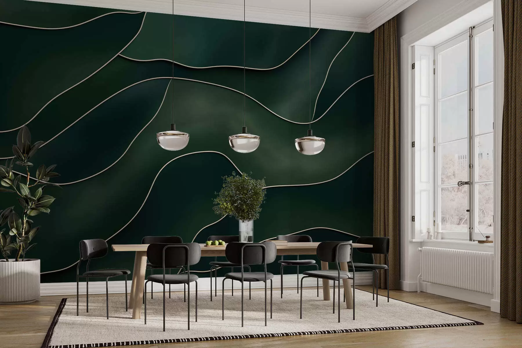 Fototapet Abstrakta linjer w05218