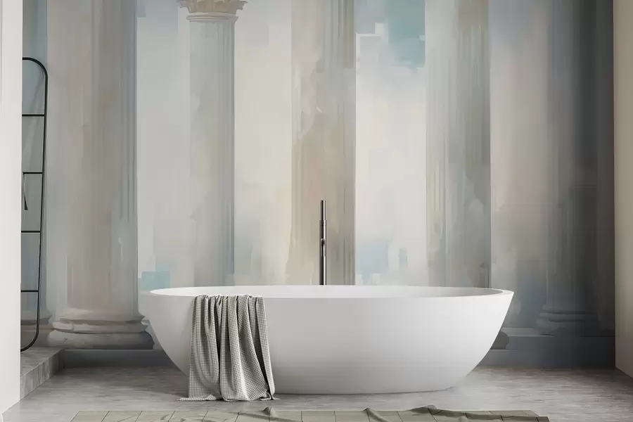 Fototapet Kolumner imitation av målning w05228