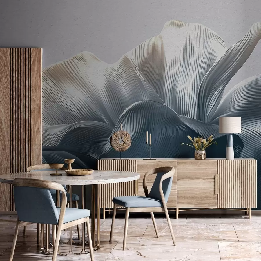 Fototapet Volymetriska kronblad w05242