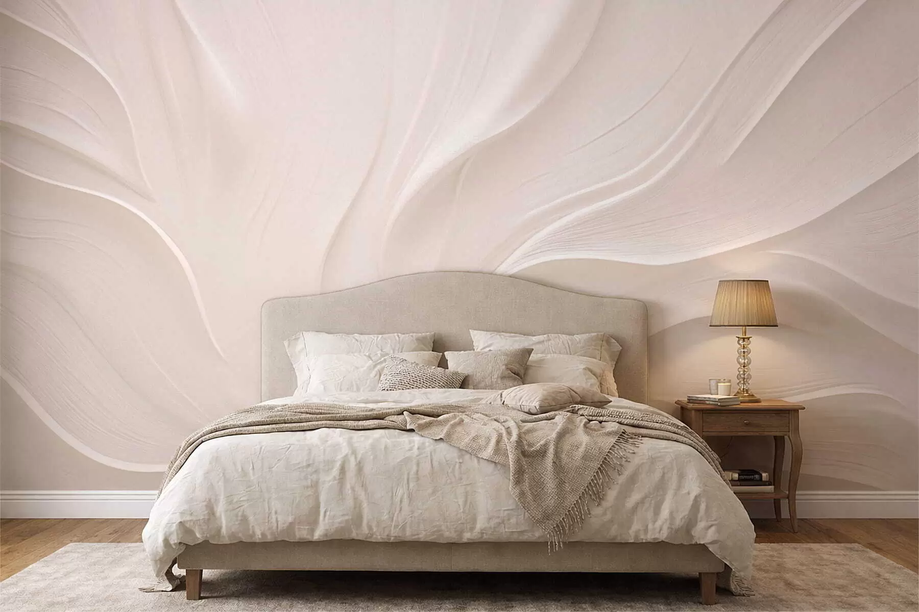 Fototapet Delikata genomskinliga blad på en gren w05267