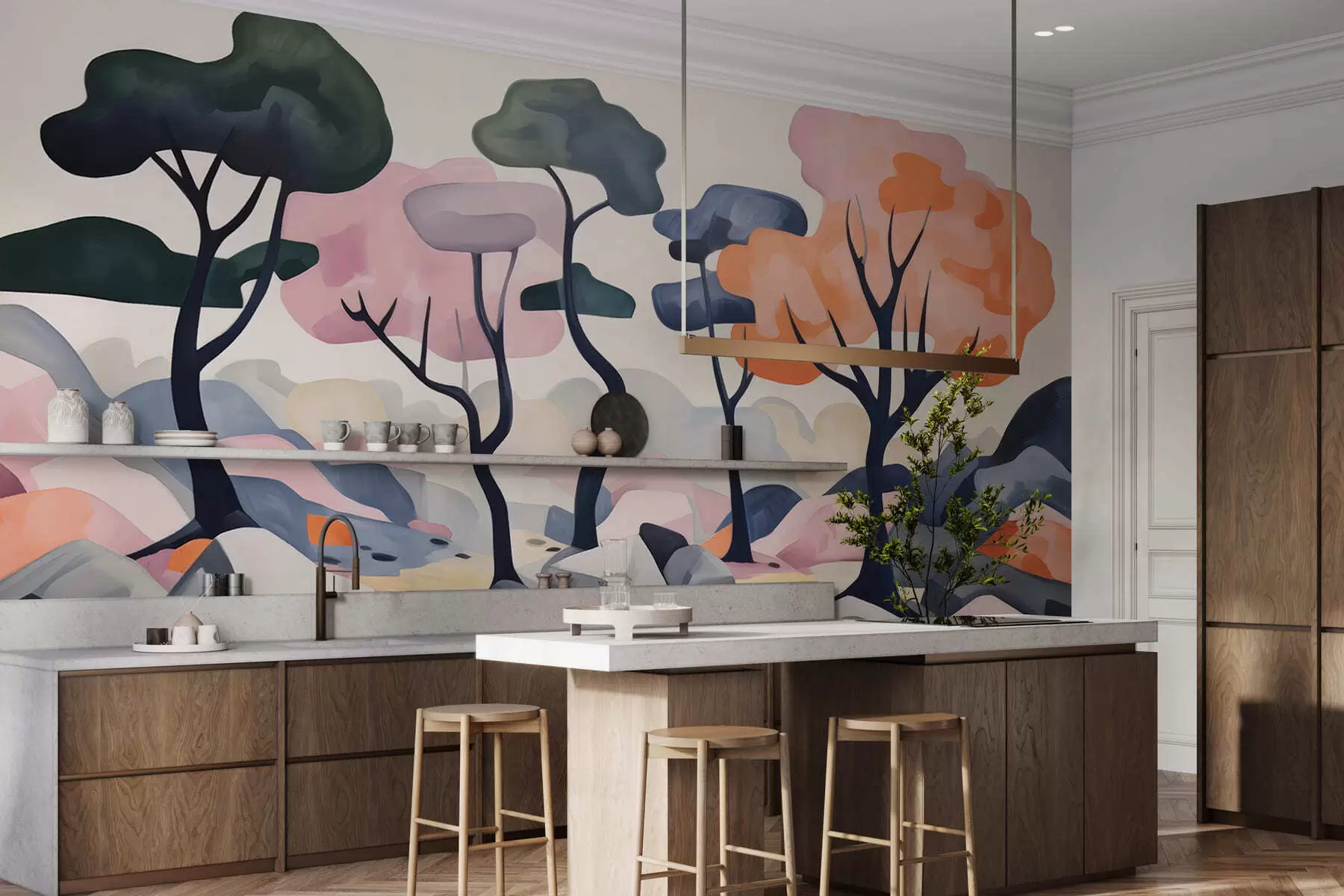 Fototapet Fé-träd w05284