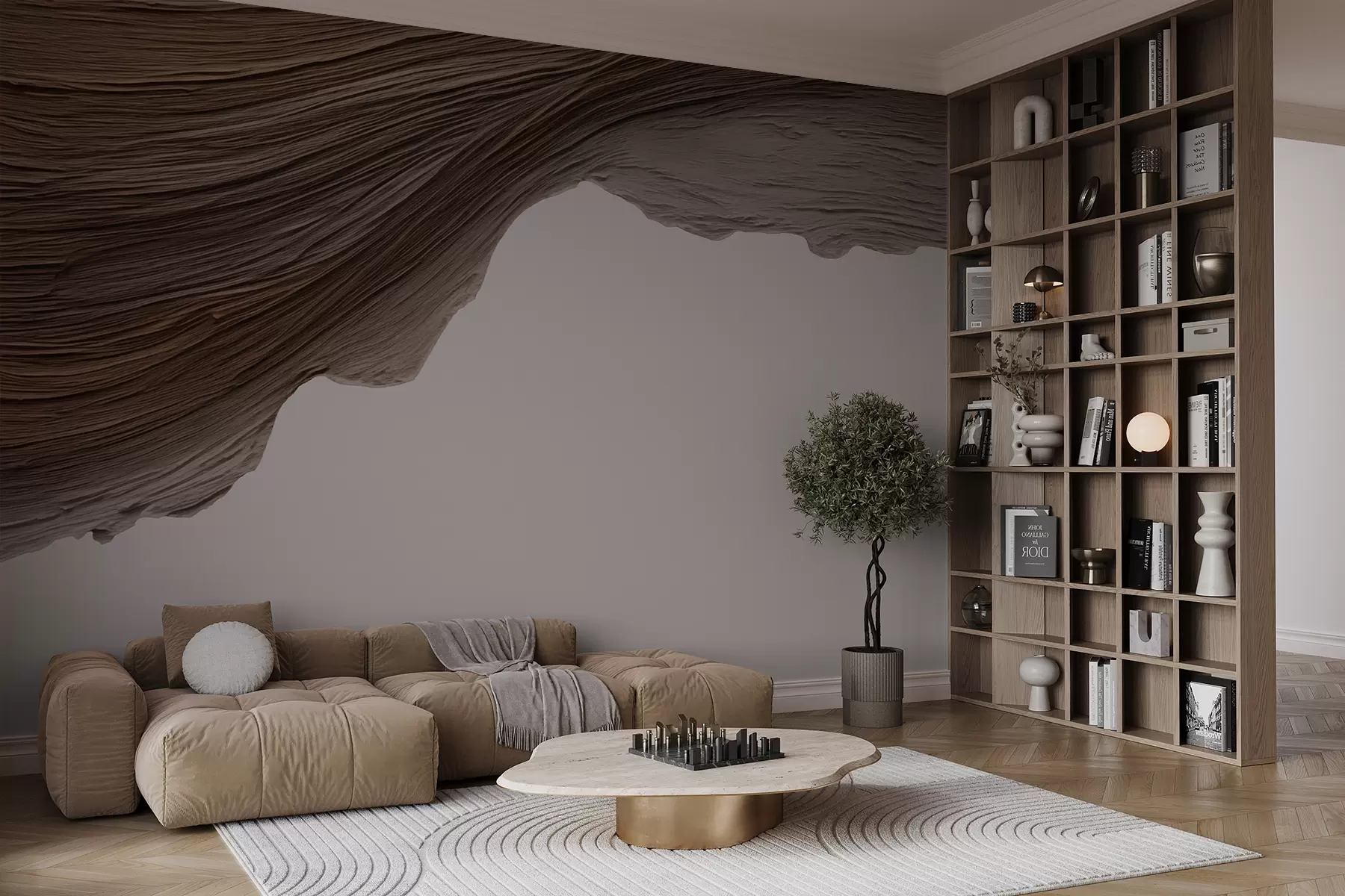 Fototapet Trärelief w05273