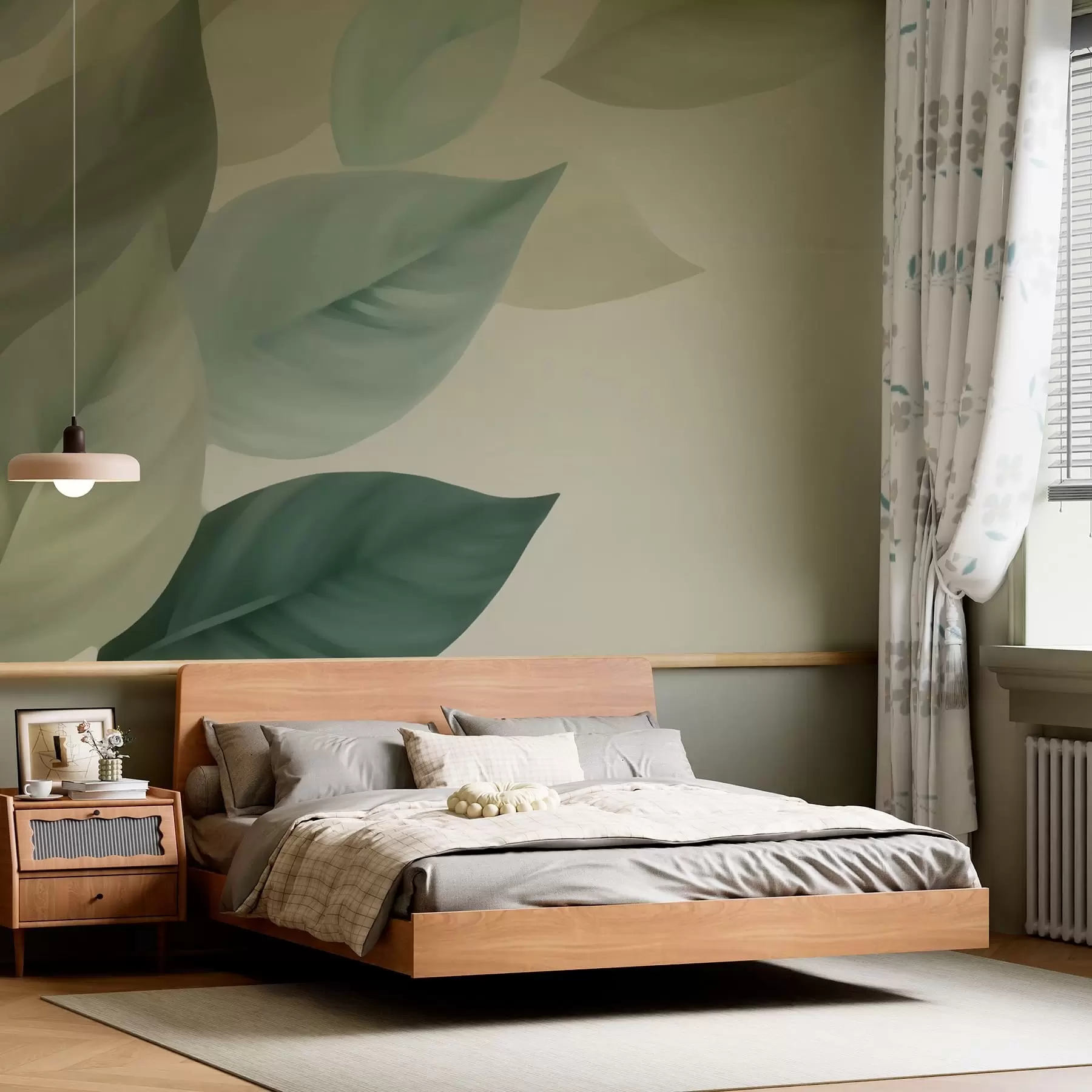 Fototapet Stora blad w05107