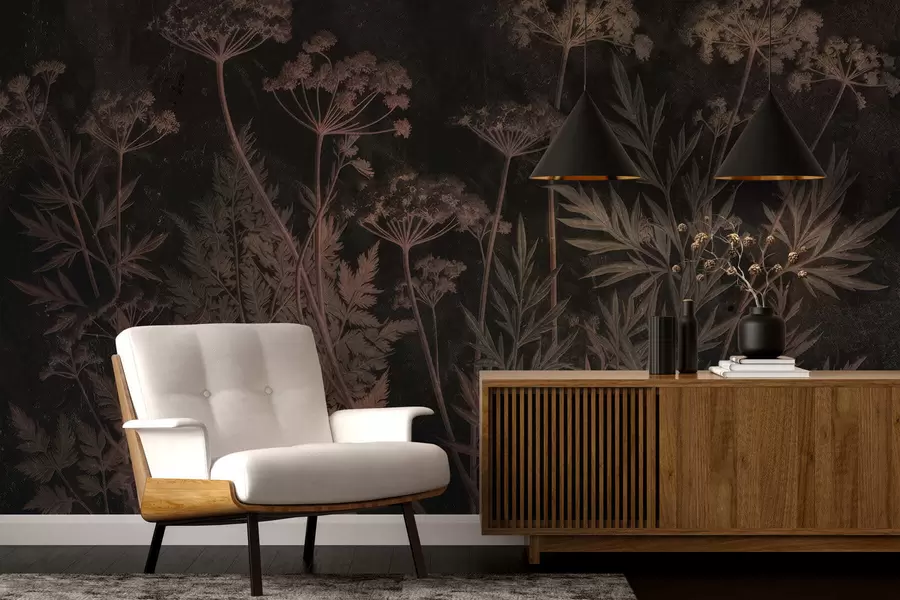 Fototapet Sammanflätade eviga blommor w05369v1