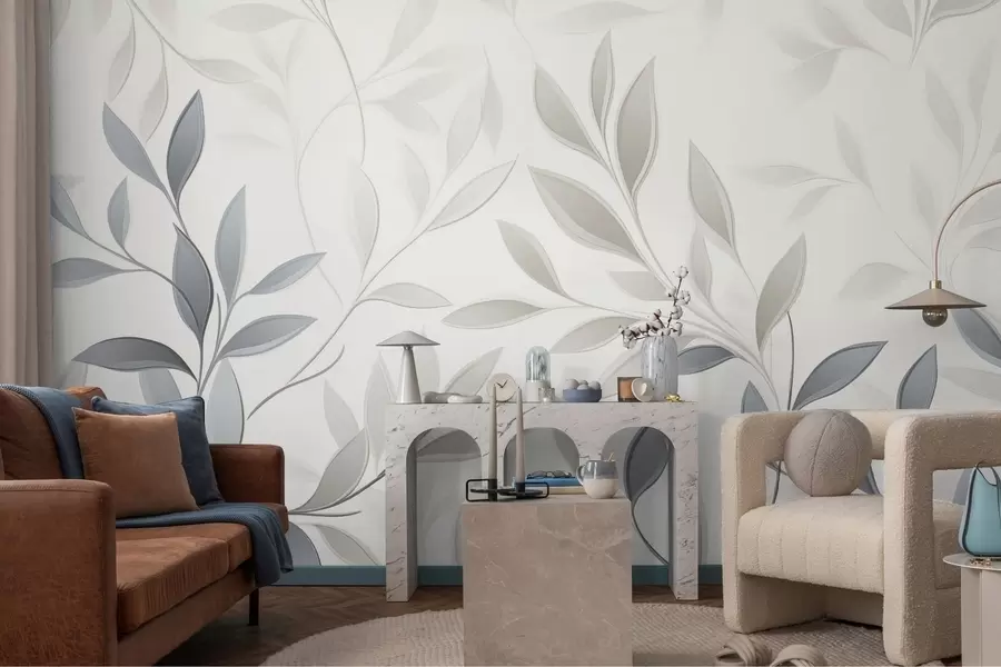 Fototapet Tyst bland löven w05279