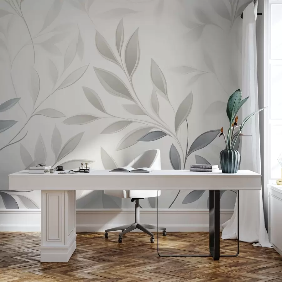 Fototapet Tyst bland löven w05279