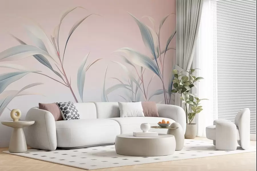 Fototapet Kunglig elegans hos blad w05361