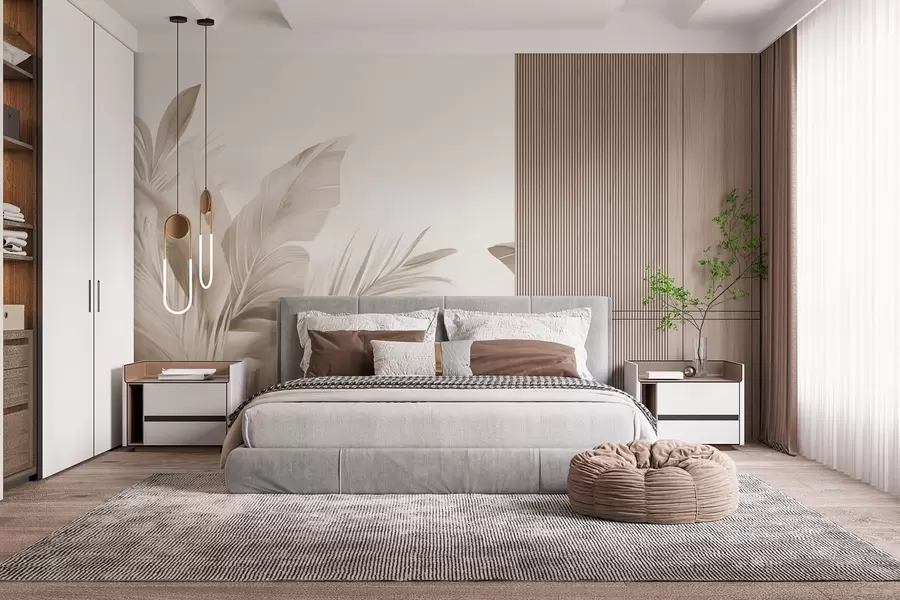 Fototapet Bananblad, långa blad w05377