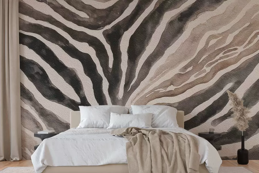 Fototapet Mjuk abstraktion med naturliga texturer i neutrala nyanser w09801