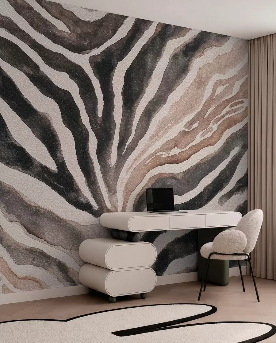 Fototapet Mjuk abstraktion med naturliga texturer i neutrala nyanser w09801