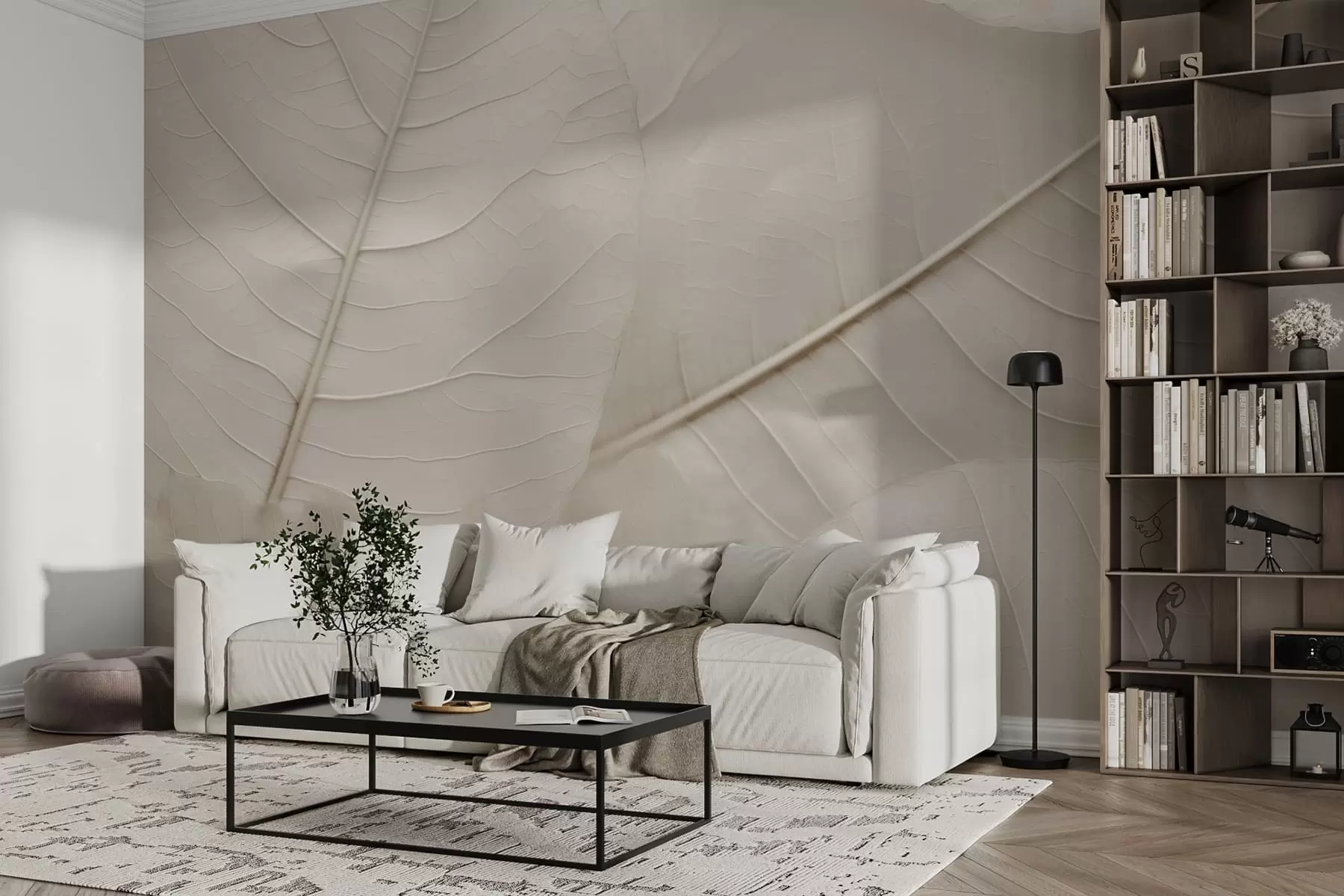 Fototapet Elegant blad w05328