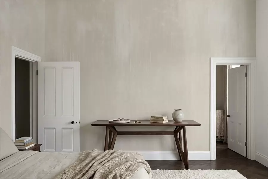 Fototapet Ljusbeige bakgrund med en diskret vertikal struktur w05121