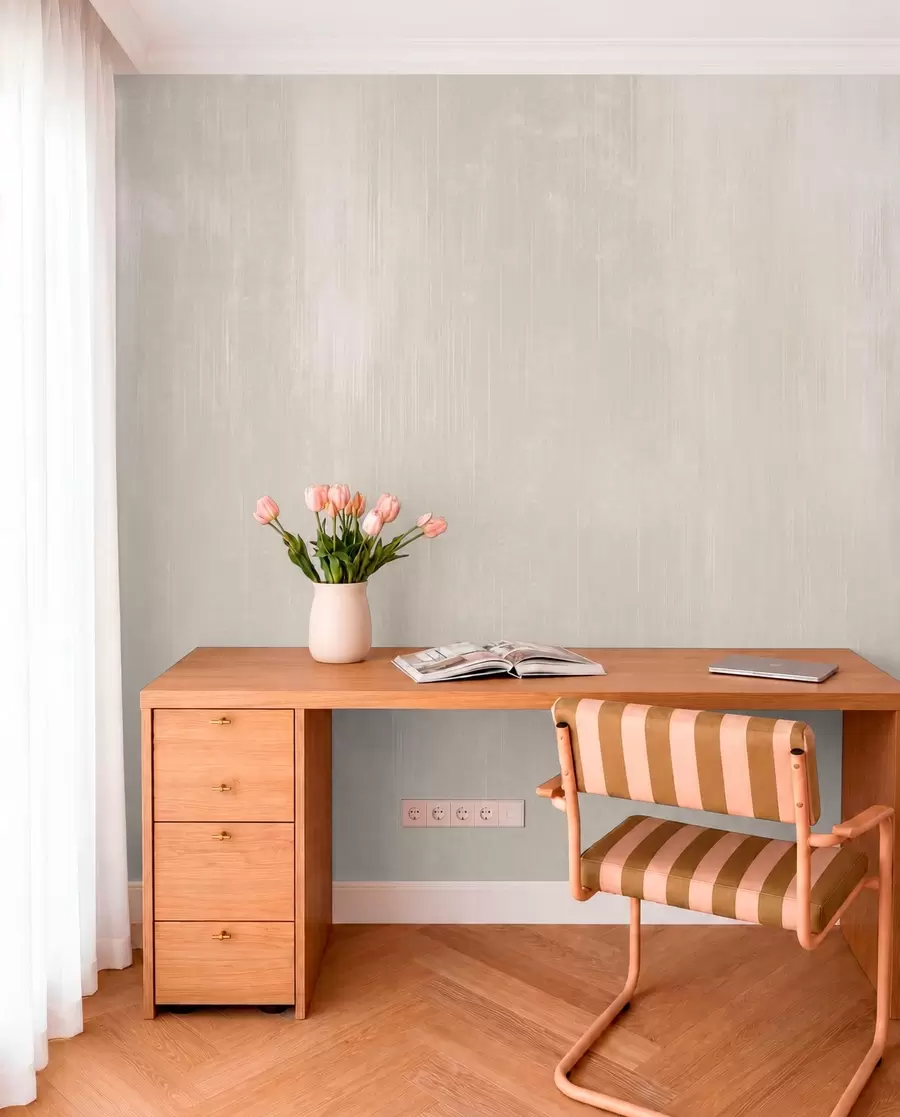 Fototapet Ljusbeige bakgrund med en diskret vertikal struktur w05121