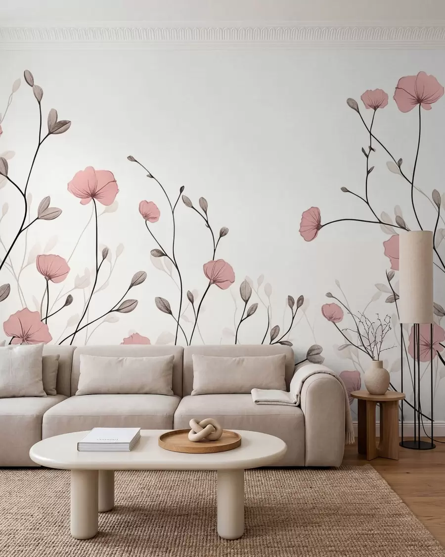 Fototapet Vilda blommor w05485