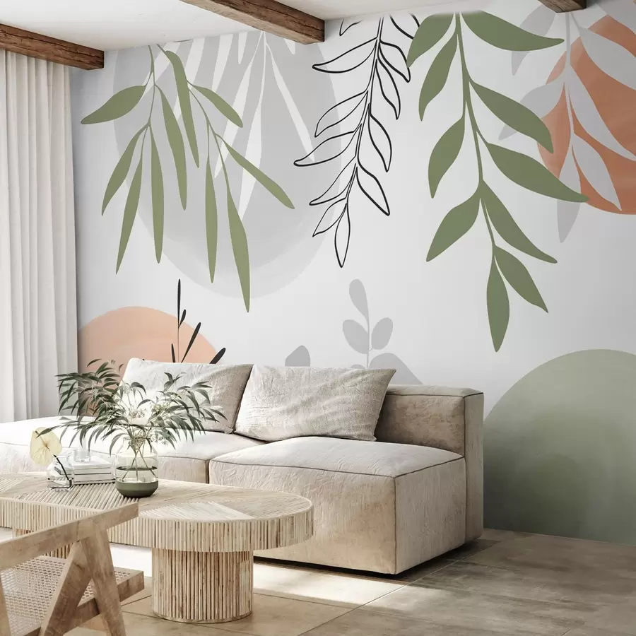 Fototapet Abstrakt vegetation w05506