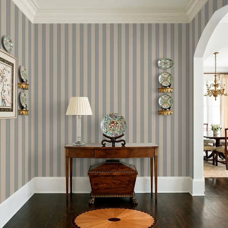 Fototapet Grå och beige vertikala ränder a01181