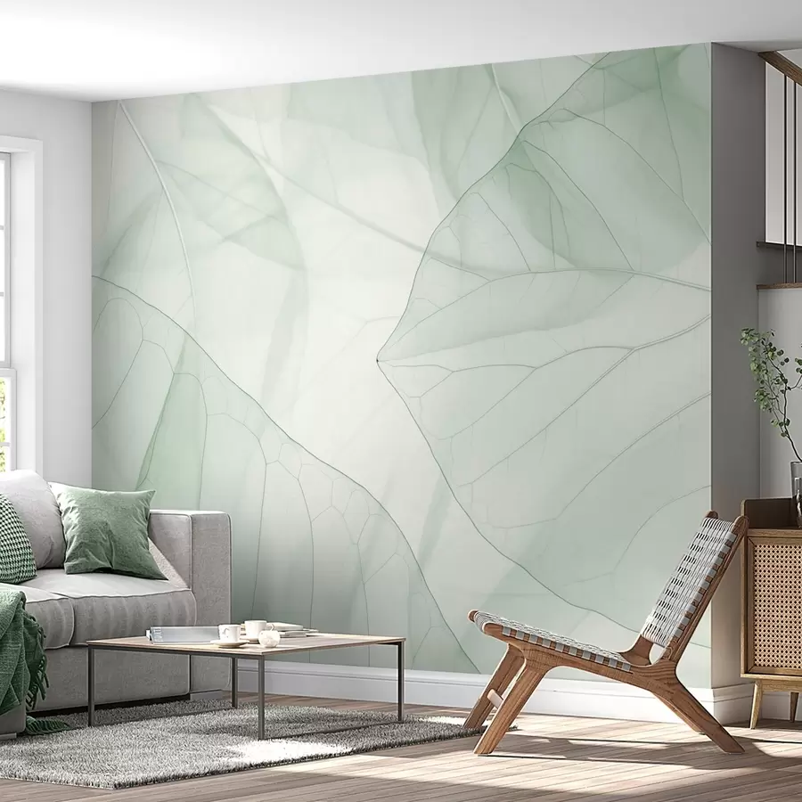 Fototapet Abstrakta bladnerver w05474